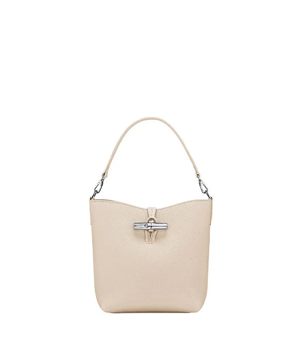 תיק יד אופנתי לנשים בצבע בז' עם סגירה מתכתית, CHOZEN מותג מבית קבוצת אלפא