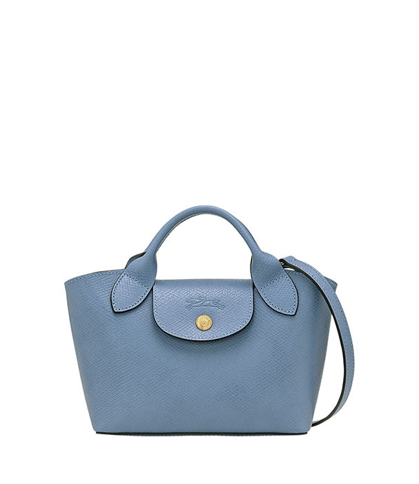 לונגשאמפ תיק יד מעור Épure XS כחול