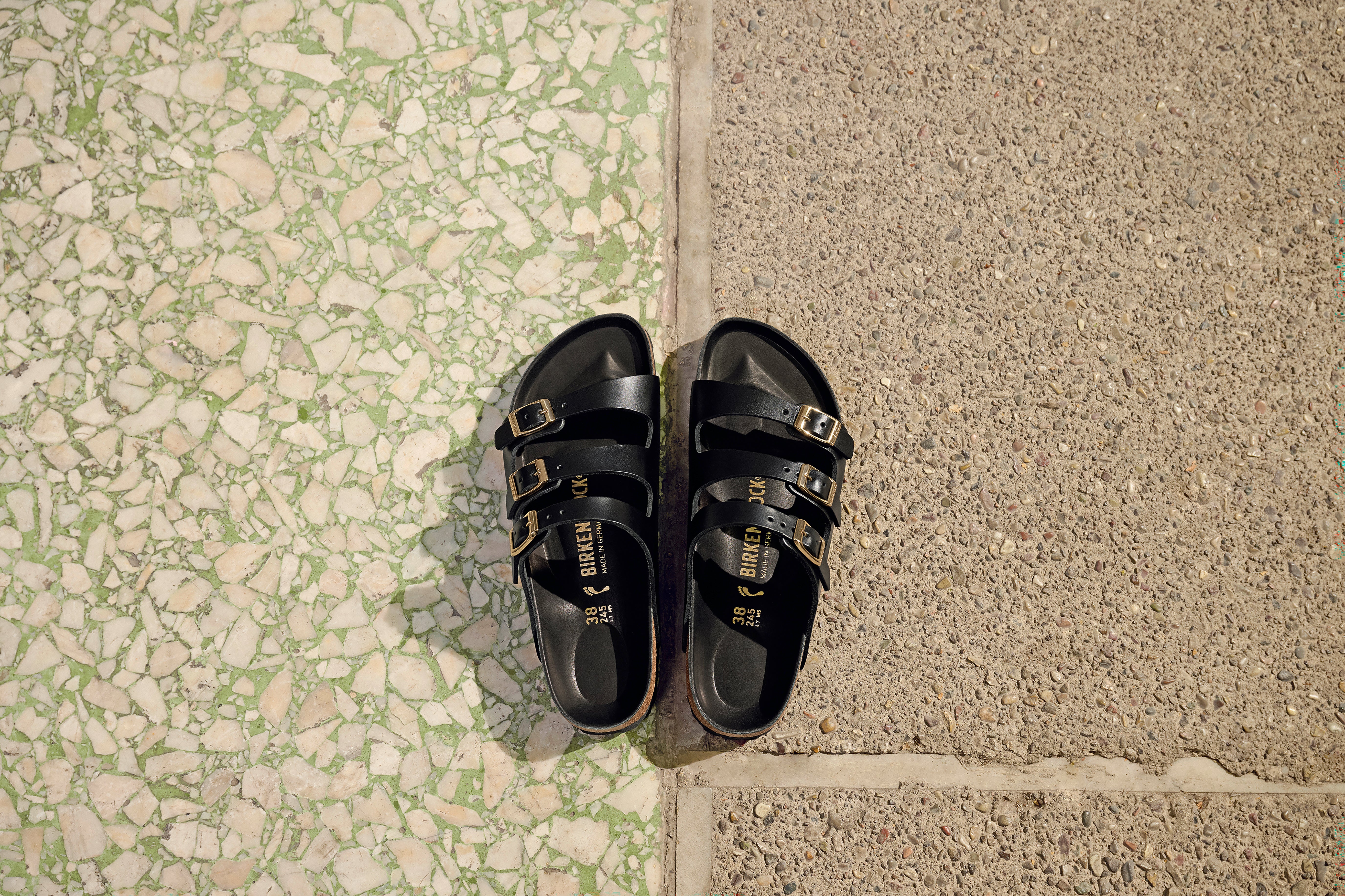 בירקנשטוק כפכפי סליידס FLORIDA FRESH לנשים