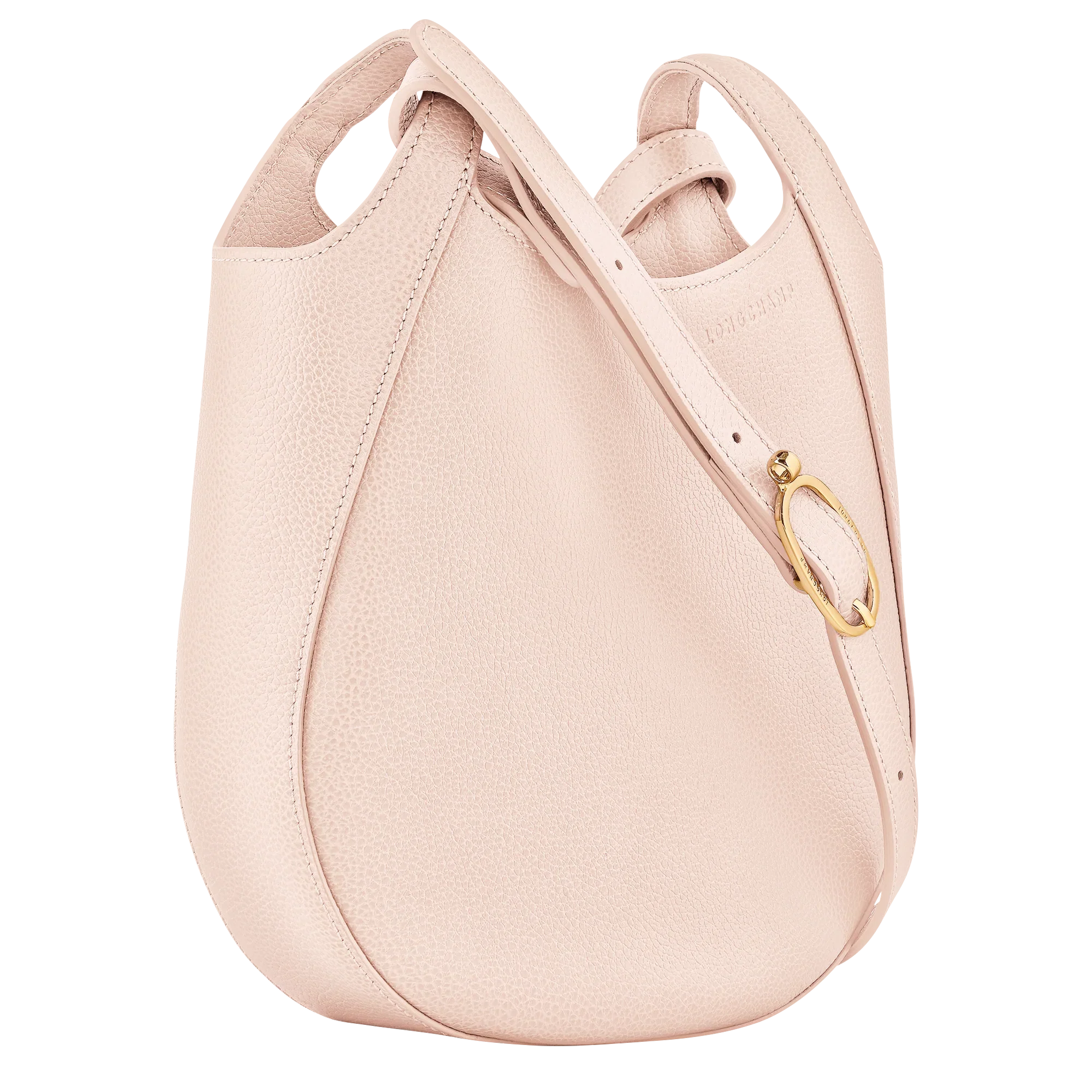 תיק עור ורוד אלגנטי עם אבזם זהב, מבית מותג יוקרה, CHOZEN