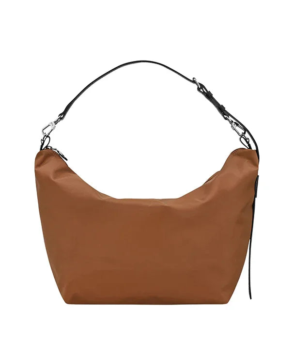 תיק כתף חום עם רצועה שחורה, אופנתי מבית CHOZEN, קו מוצרי ייבוא קבוצת אלפא