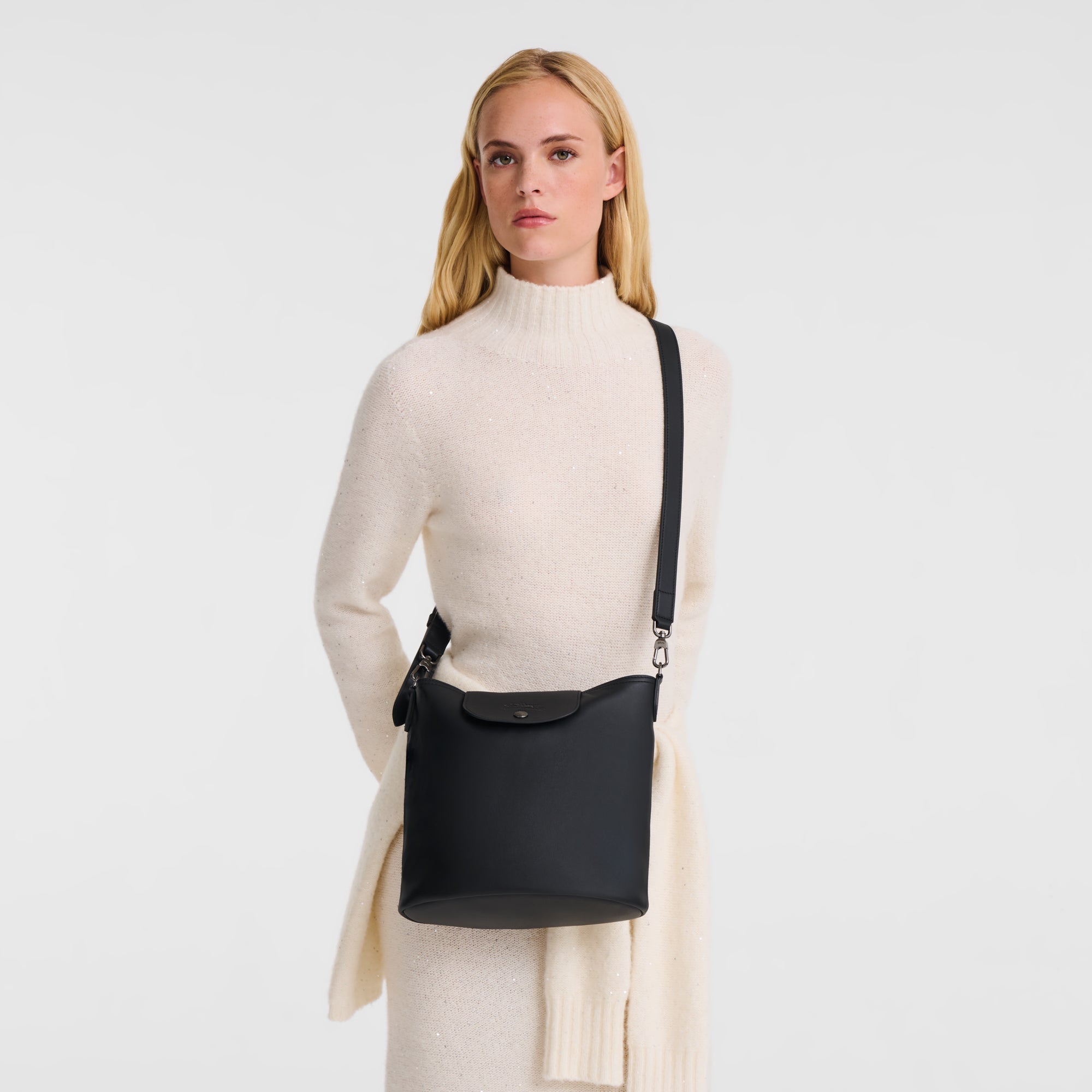 לונגשאמפ תיק צד בינוני Le Pliage Xtra שחור