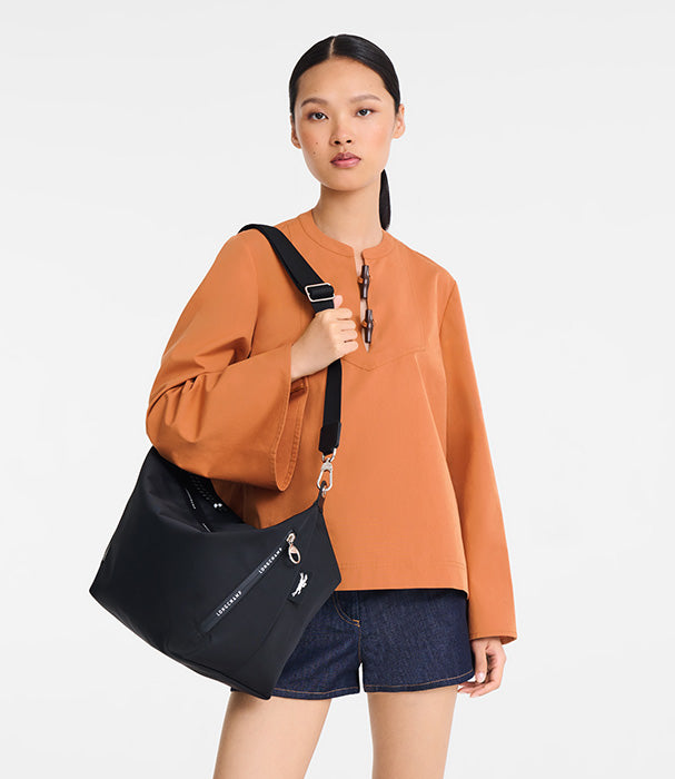 לונגשאמפ תיק צד גדול Le Pliage Energy שחור