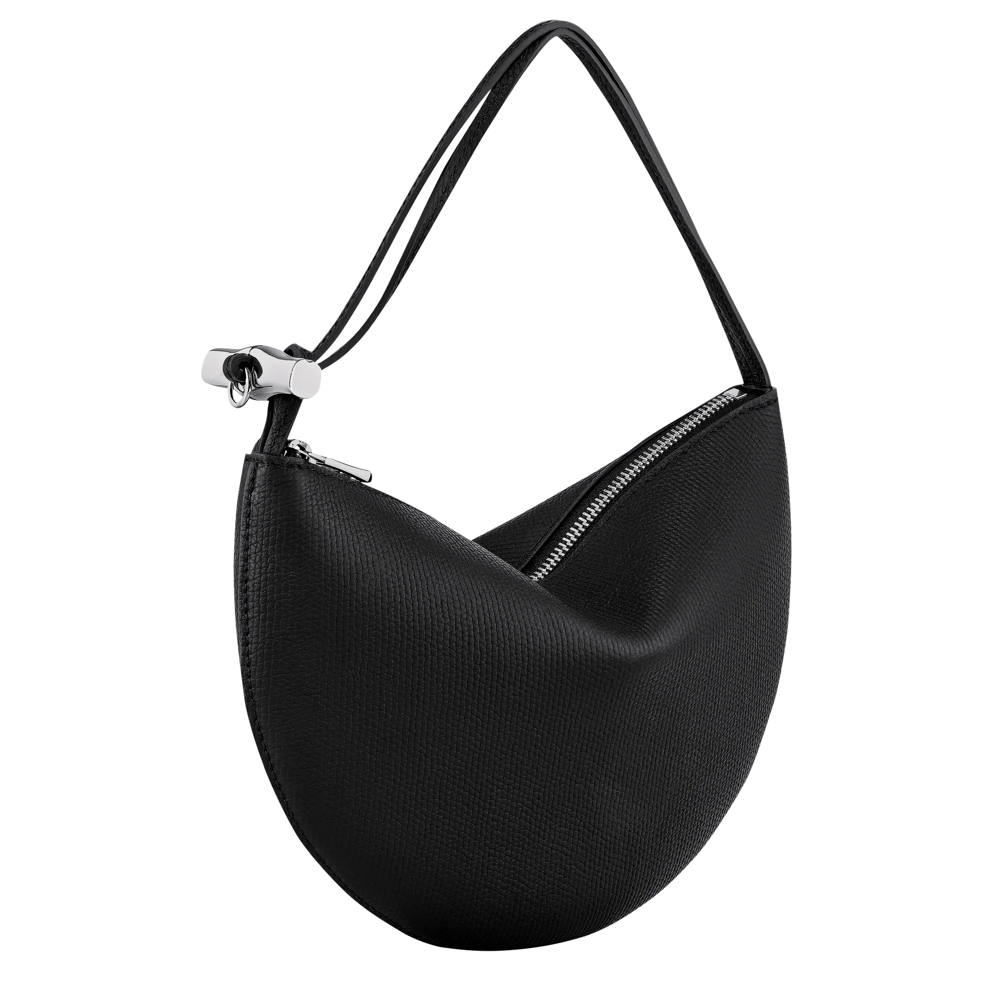 תיק צד שחור מעוצב לאישה עם רוכסן, אופנה יוקרתית מבית CHOZEN