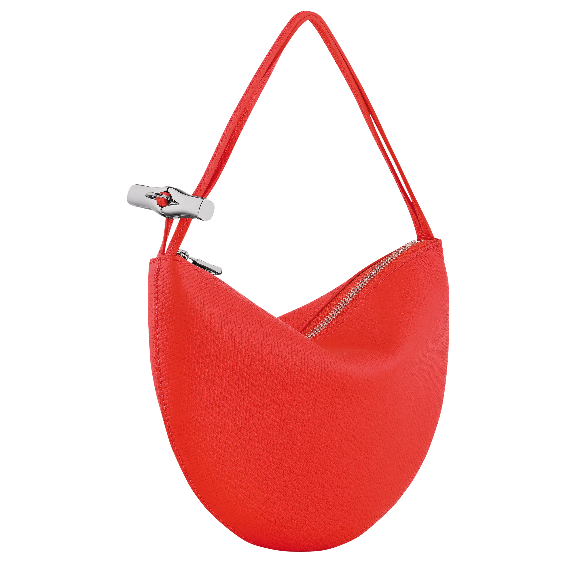 תיק כתף אדום יוקרתי עם רוכסן של מותג מוביל, נמכר ב-CHOZEN קבוצת אלפא.