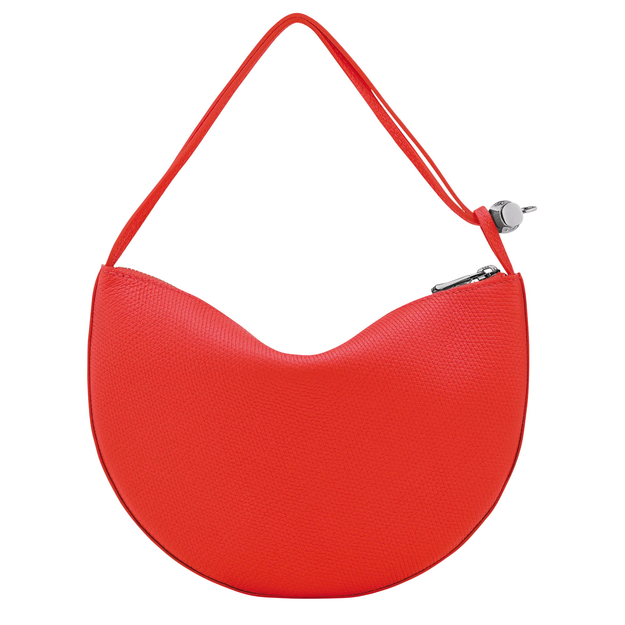 תיק כתף אדום חצי עגול אופנתי מבית מותג יוקרה באתר CHOZEN