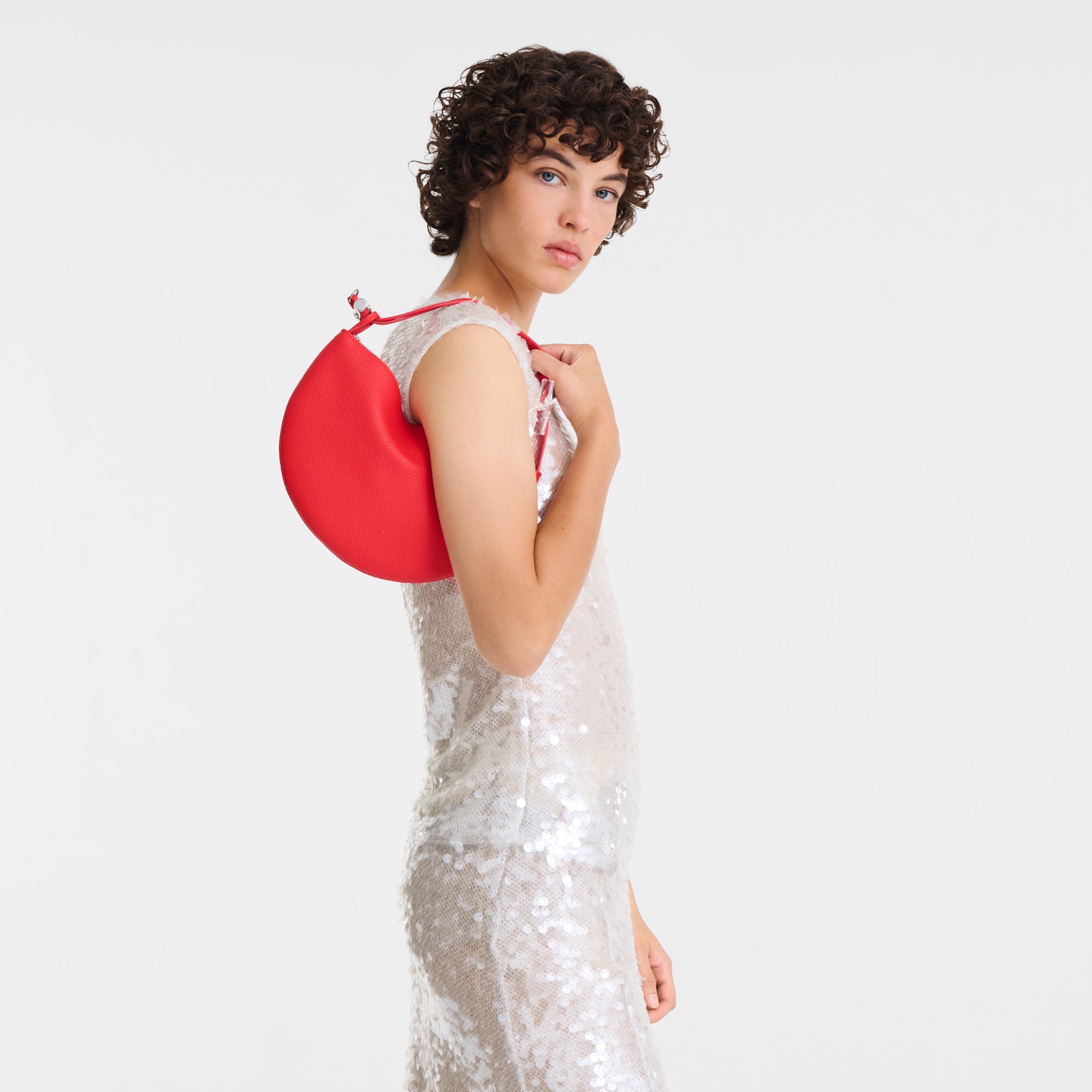 לונגשאמפ תיק כתף קטן Le Roseau אדום