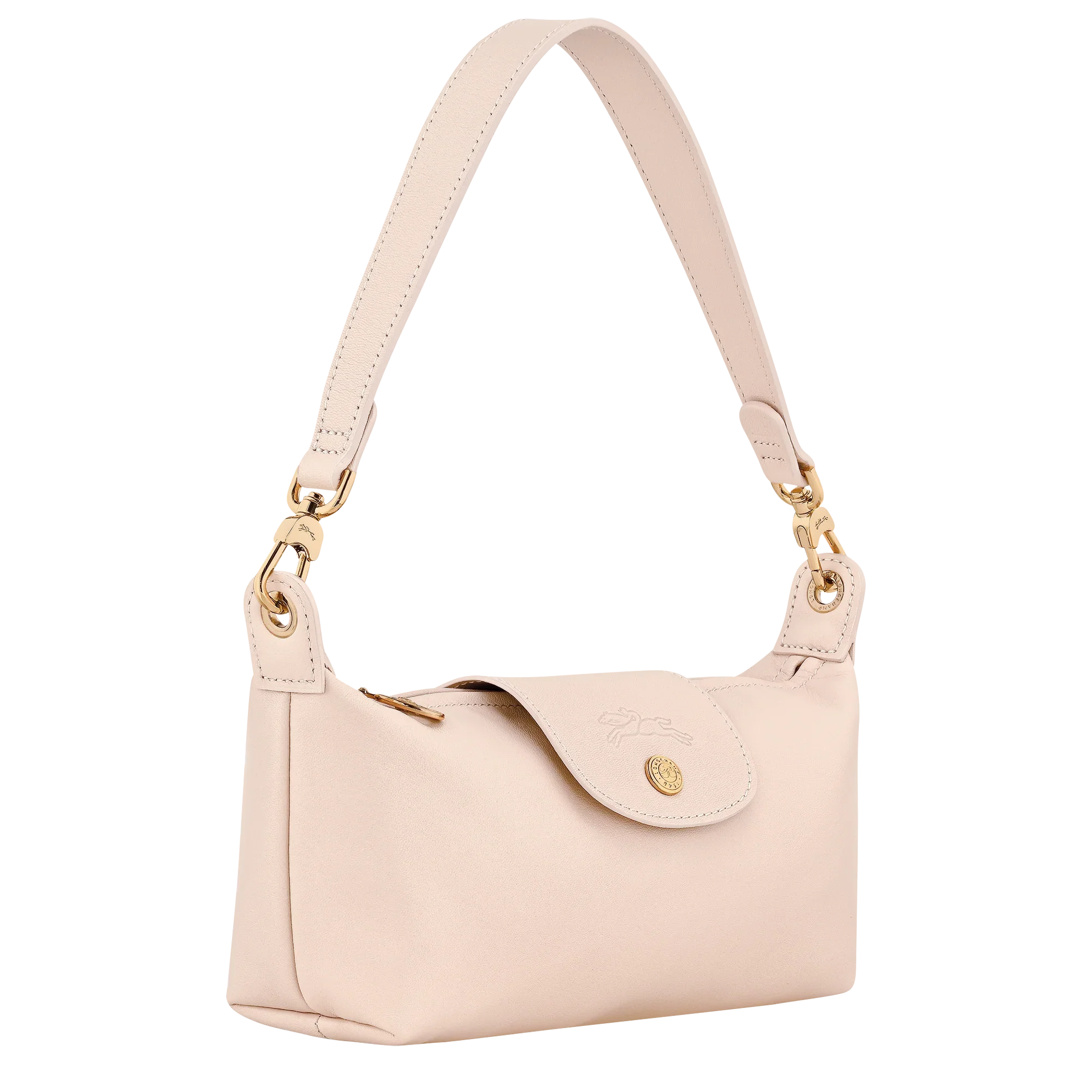 תיק נשים אופנתי בצבע בז' עם רצועת כתף ועיטורי זהב, קולקציית מותגים ב-CHOZEN