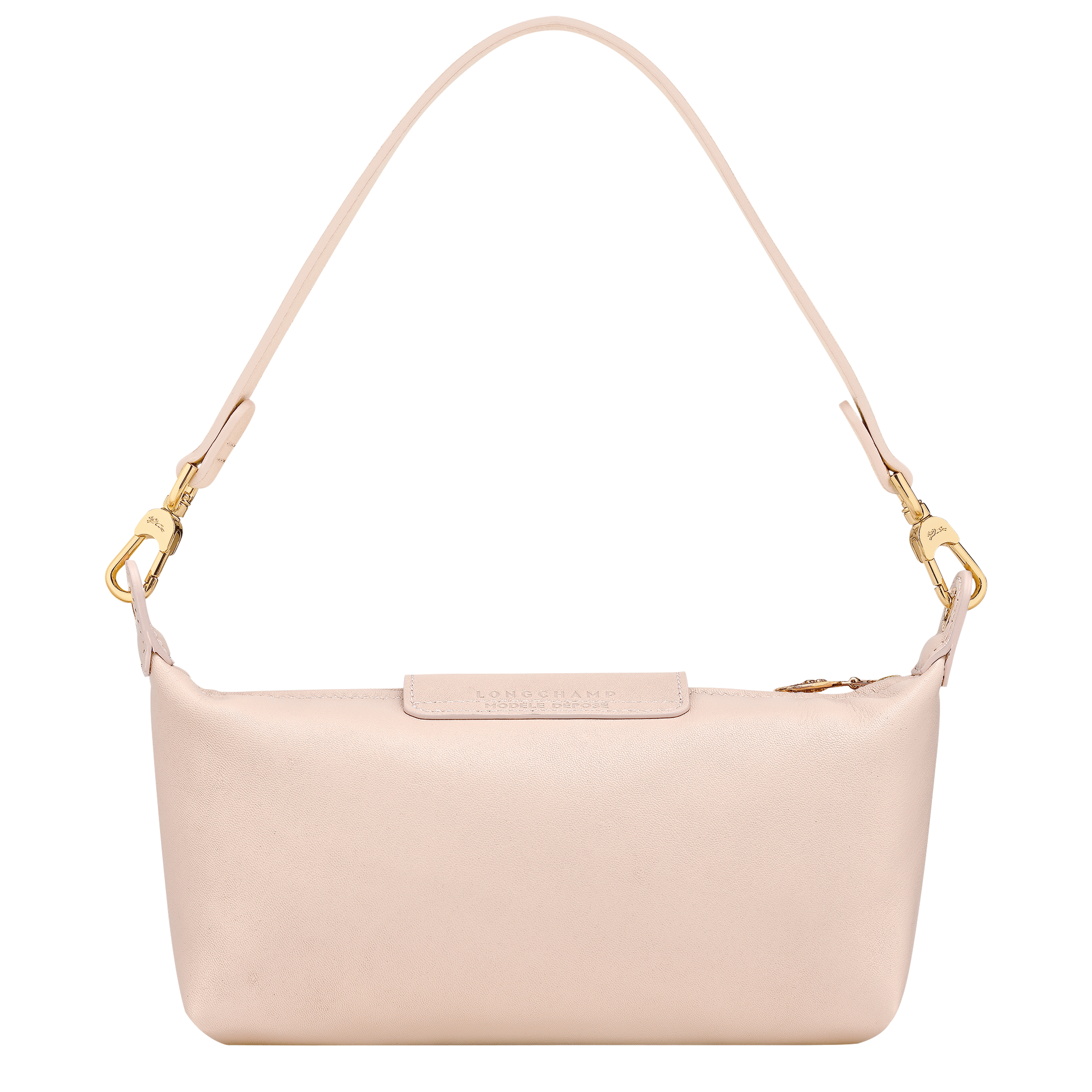 לונגשאמפ תיק כתף קטן מעור Le Pliage Xtra קרם