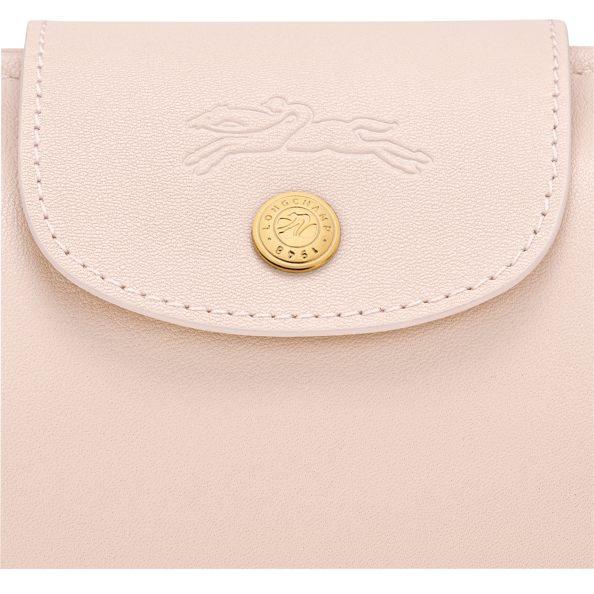 לונגשאמפ תיק כתף קטן מעור Le Pliage Xtra קרם