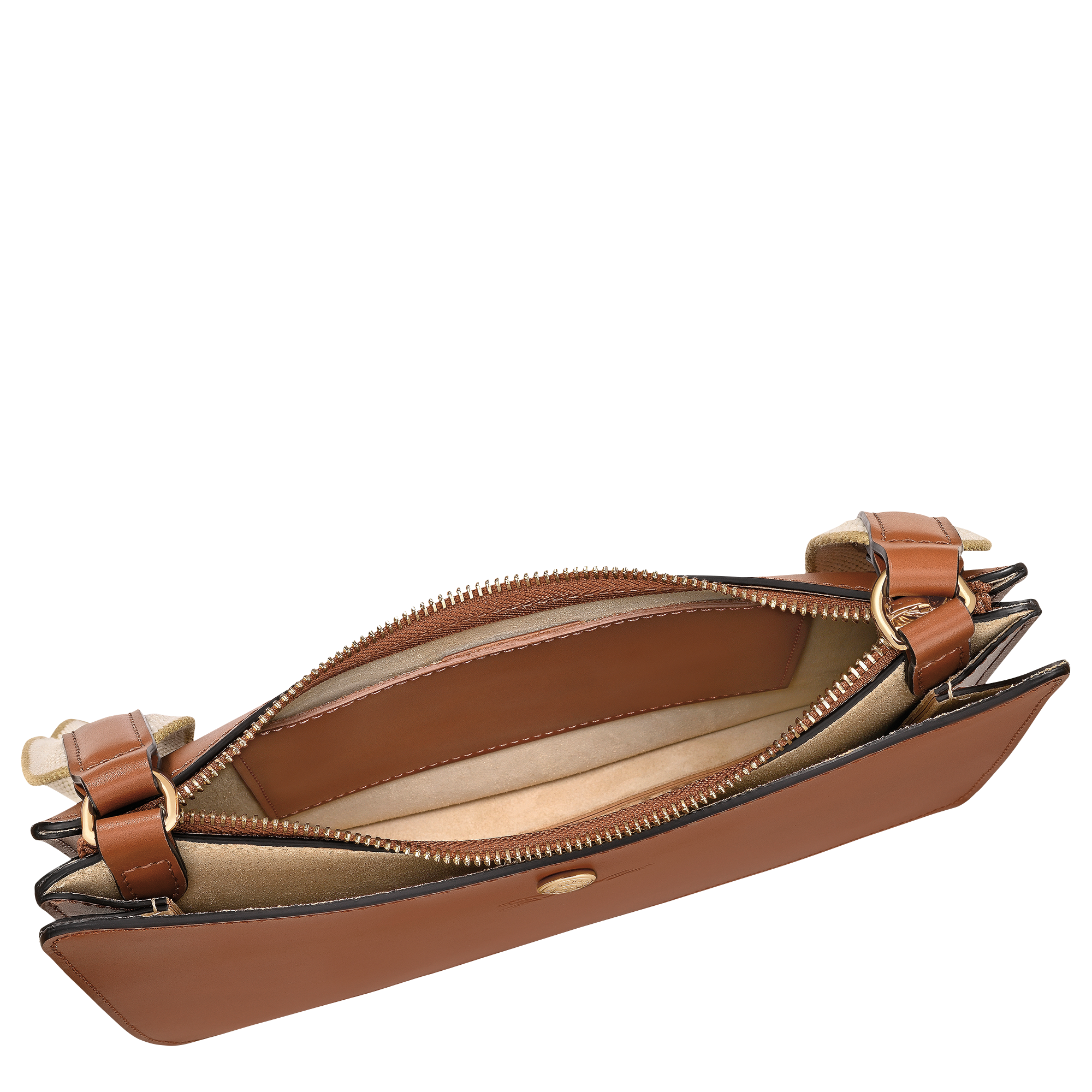 לונגשאמפ תיק צד מעור Épure חום