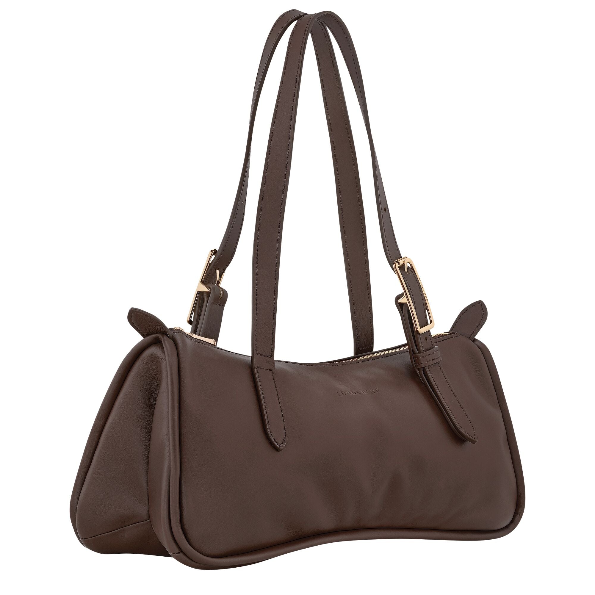 לונגשאמפ תיק כתף גדול מעור Looong מוקה