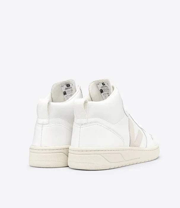 סניקרס גברים גבוהות לבנות עם פס צד, אופנתי CHOZEN, מותגים מובילים, ייבוא קבוצת אלפא