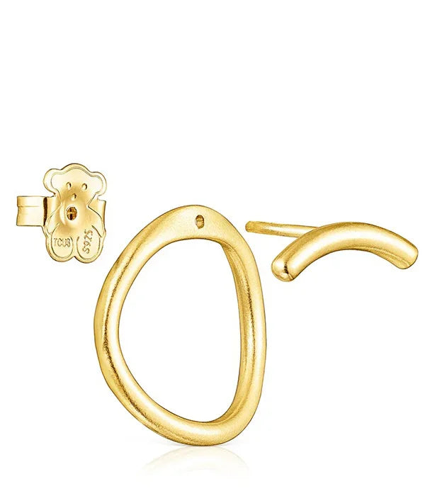 עגילי זהב בעיצוב מודרני, תכשיטים יוקרתיים CHOZEN מבית קבוצת אלפא