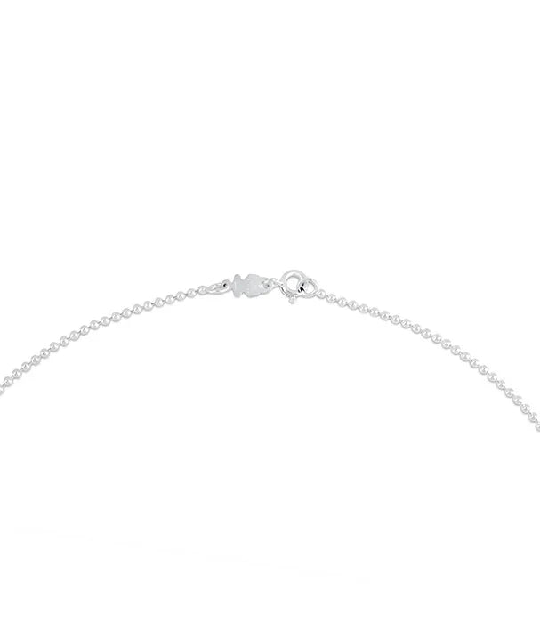 שרשרת כסף עדינה של CHOZEN עם סגר קפיצה, תכשיטים יוקרתיים לקבוצת אלפא