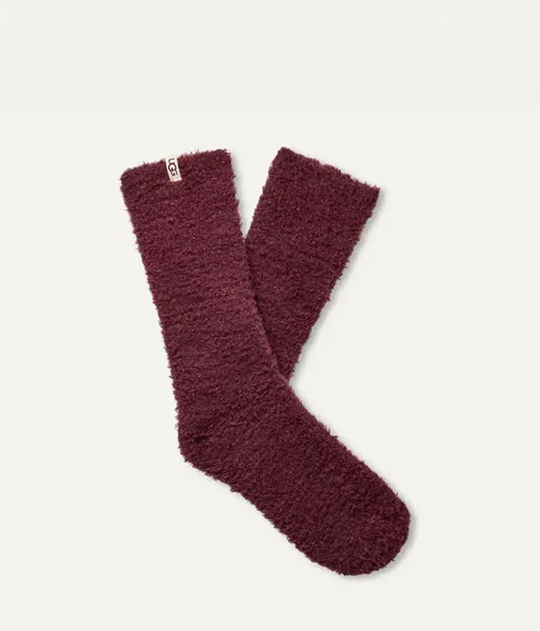 גרביים פרוותיות בצבע בורדו של UGG, אופנה לנשים, מותגים ב-CHOZEN