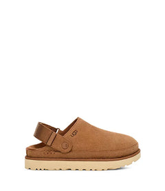 סנדל UGG חום מעור זמש עם רצועה, נעל אופנה יוקרתית מותגים באתר CHOZEN