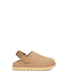 נעל מוקסין UGG מחומר זמש, בצבע בז', רצועה אחורית מתכווננת, מבית CHOZEN