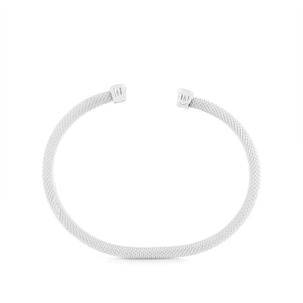 צמיד כסף פתוח בעיצוב מודרני, תכשיטי CHOZEN, מבית קבוצת אלפא