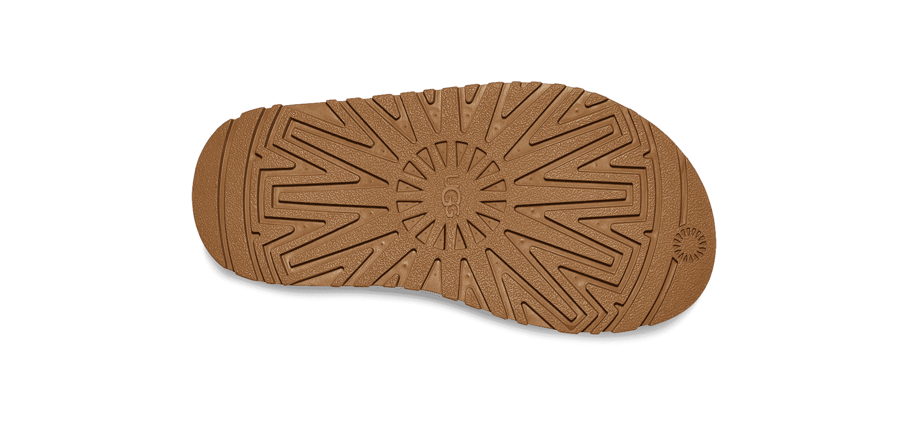 סוליית נעל UGG חומה עם דוגמת כוכב, מוצר מותג CHOZEN ביבוא קבוצת אלפא