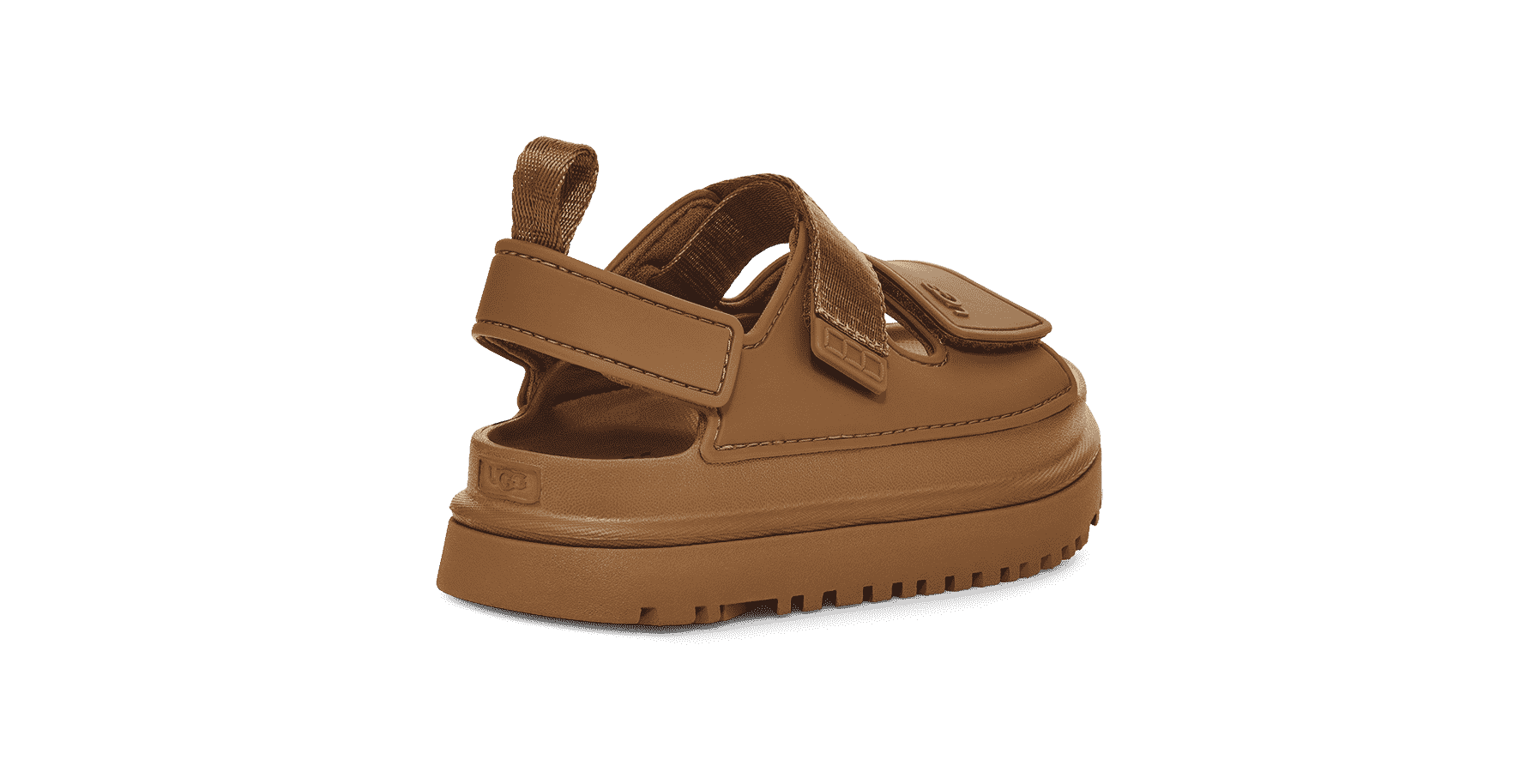 סנדל חום אופנתי עם רצועות סקוץ', נעלי מותג יוקרתיות CHOZEN בייבוא קבוצת אלפא