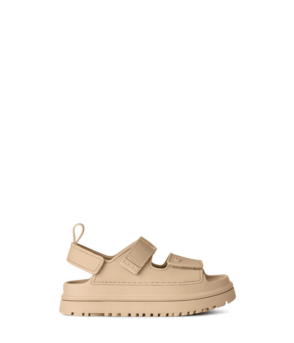 סנדל טרנדי בצבע בז' עם רצועות סקוטש, CHOZEN נעלי מותגים מובילים