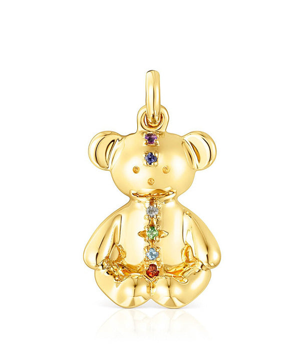 טואוס תליון Teddy Bear ורמייל ואבני חן