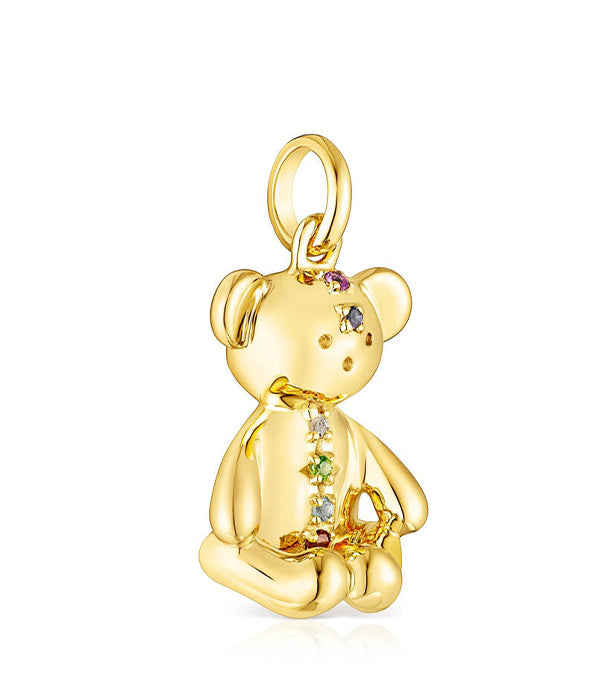 טואוס תליון Teddy Bear ורמייל ואבני חן