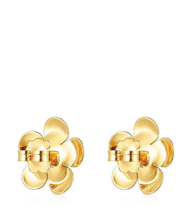 טואוס עגילי פרח בשיבוץ פנינה FRAGILE NATURE מורמייל