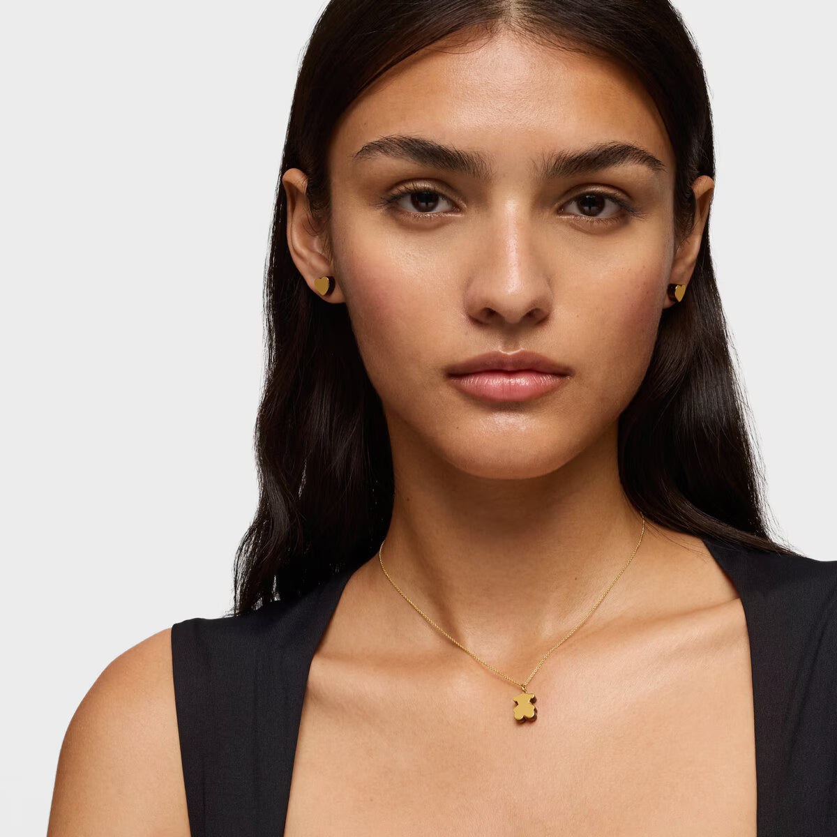 טואוס תליון דובי TOUS 1950 מזהב עם אבן עין הנמר