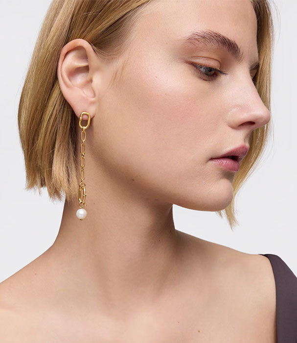 טואוס שרשרת Hold Oval ורמייל בינונית