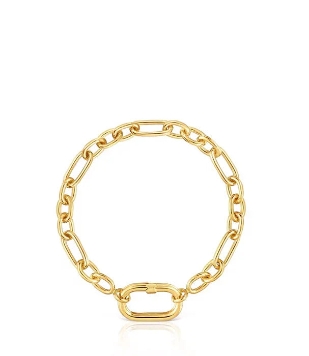 צמיד חוליות זהב עדין ומודרני מבית CHOZEN, תכשיטי יוקרה מבית אלפא