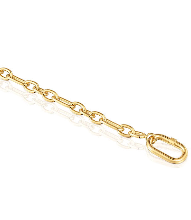 טואוס צמיד חוליות Hold Oval ורמייל עם טבעת