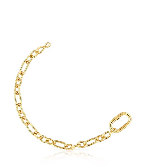 צמיד חוליות זהב מבריק, אופנתי מאתר CHOZEN, תכשיטי מותגים יוקרתיים