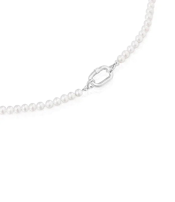 שרשרת פנינים עדינה עם סוגר כסף, אופנה יוקרתית בחנות CHOZEN