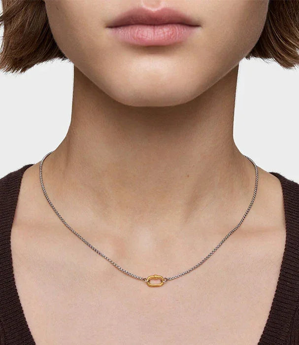 שרשרת נשים עדינה עם תליון זהב, תכשיט אופנתי מקולקציית CHOZEN