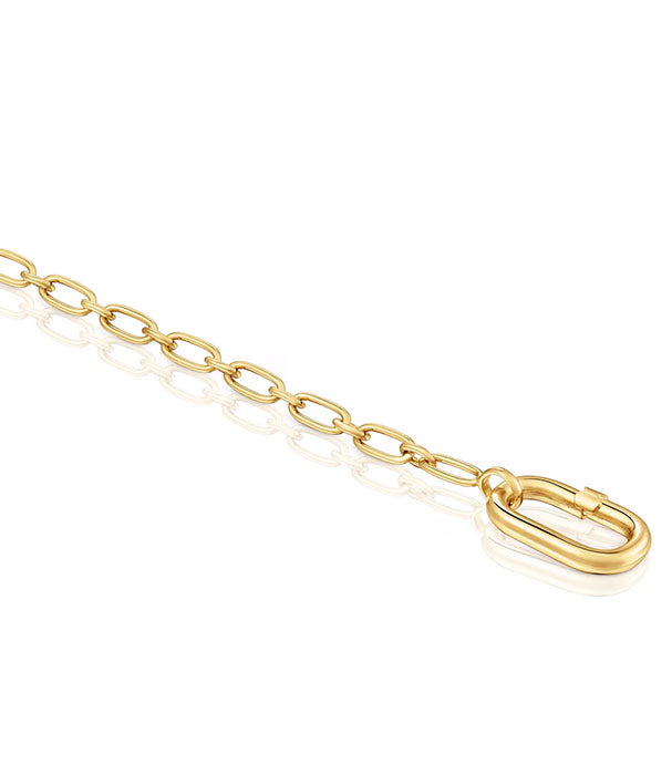 טואוס צמיד חוליות Hold Oval ורמייל עם טבעת