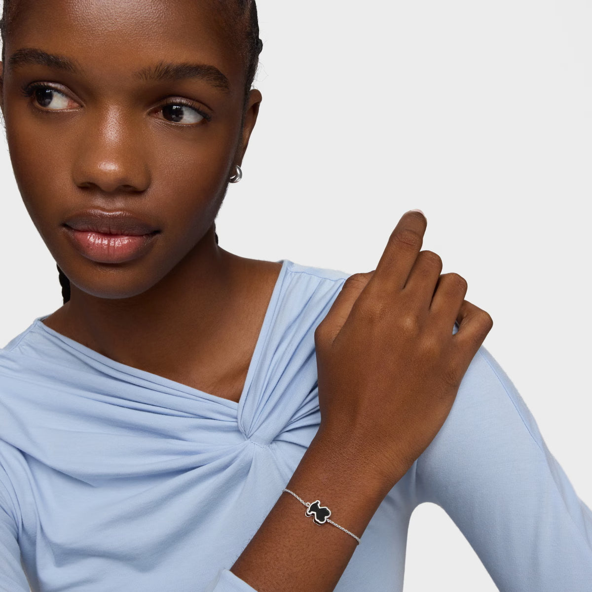 טואוס צמיד עם דובי GALAXY מכסף