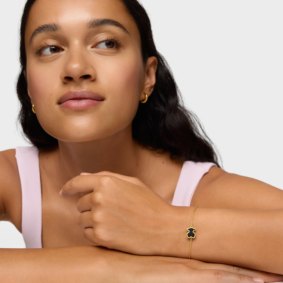 טואוס צמיד דובי GALAXY מכסף ועליו זהב 18 קראט