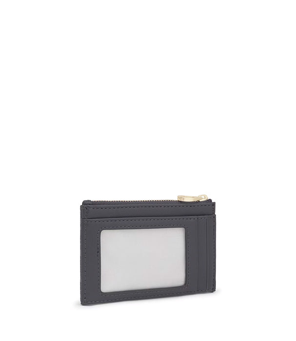 טואוס ארנק מטבעות עם מחזיק כרטיסים Kaos Mini Lines בצבע אפור כהה