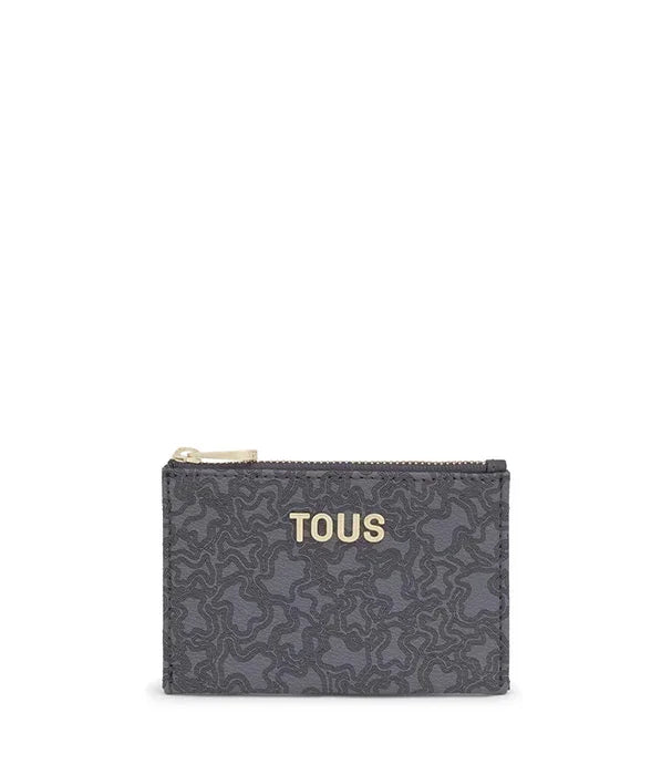 ארנק מעוצב TOUS שחור עם ריצ'רצ' זהב, מבית מותגי היוקרה בקבוצת אלפא CHOZEN