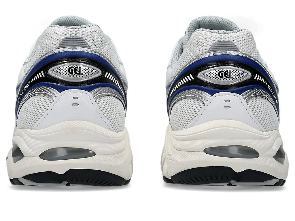 נעלי ספורט אפורות לבנות Asics GEL-KAYANO 14 מבט מאחור, CHOZEN מותגים מובילים