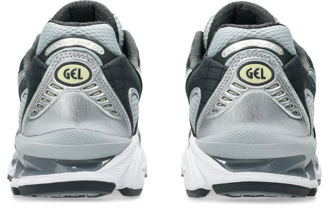 נעלי ספורט GEL-NIMBUS 17 אפור שחור, מבט מאחור, מותג מוביל ב-CHOZEN