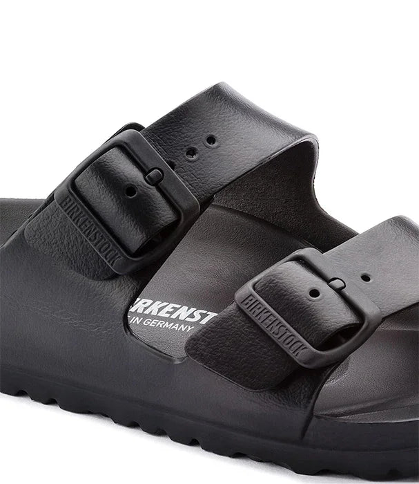 סנדל בירקנשטוק שחור עם שני אבזמים, עיצוב קלאסי, מותאם לקיץ, ביבוא קבוצת אלפא