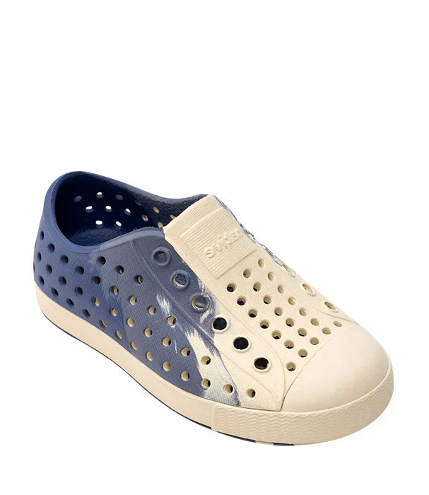 נעל קיץ מחוררת דו-גוונית מבית CHOZEN, כחול ובז', נעל אופנתית ונוחה לגברים