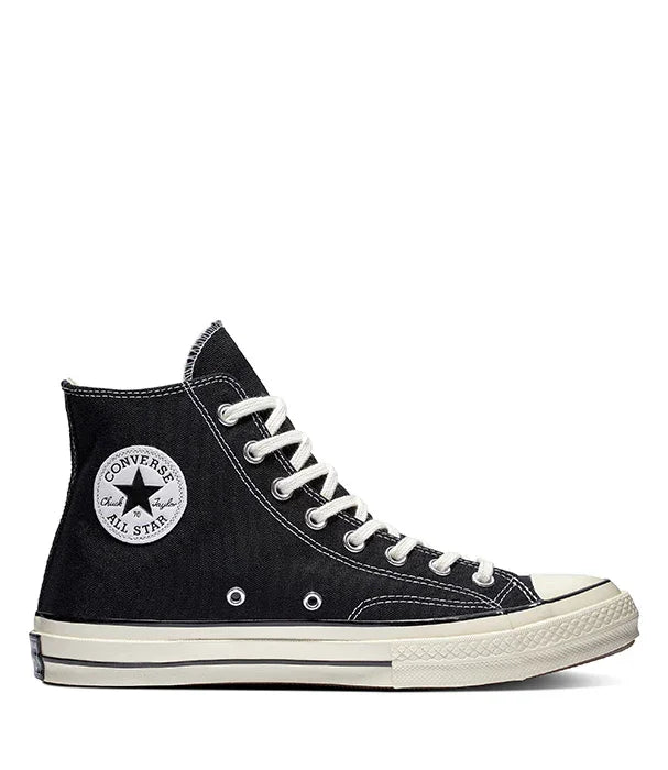 סניקרס קונברס שחור גבוה CHOZEN, לוגו כוכב, מותג מוביל מקבוצת אלפא