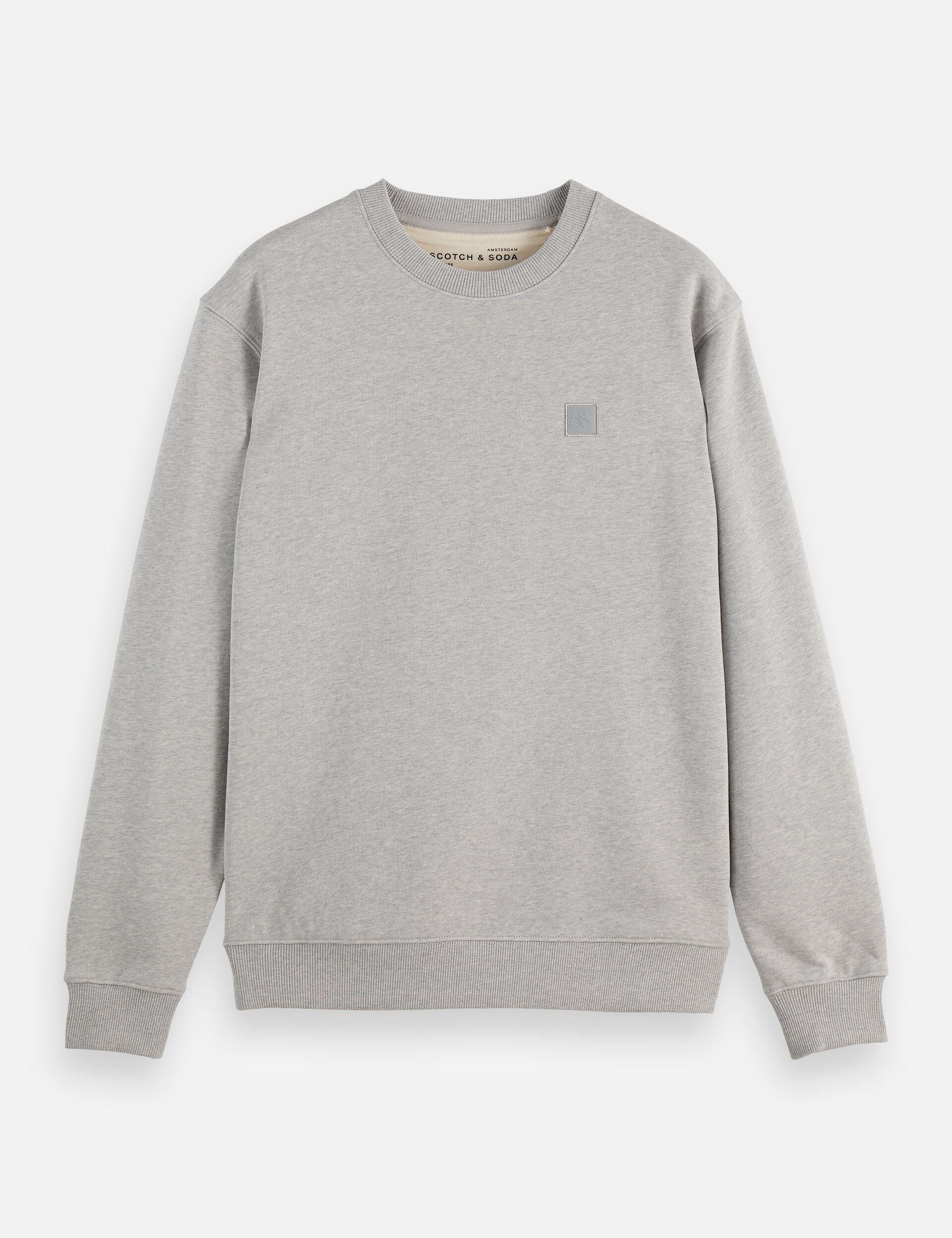 סווטשירט אפור קלאסי לגבר מבית Scotch & Soda, קבוצת אלפא, אופנה יוקרתית CHOZEN