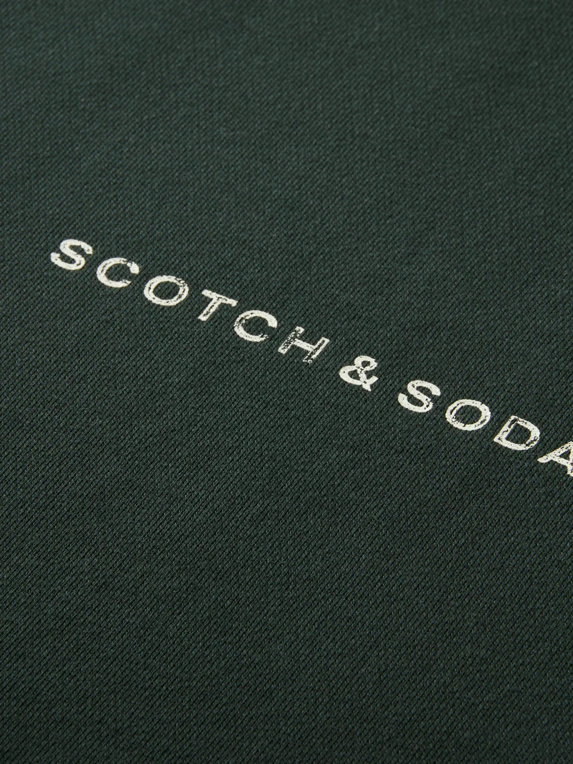 חולצת כותנה ירוקה עם לוגו SCOTCH & SODA, מותג מוביל ב-CHOZEN קבוצת אלפא