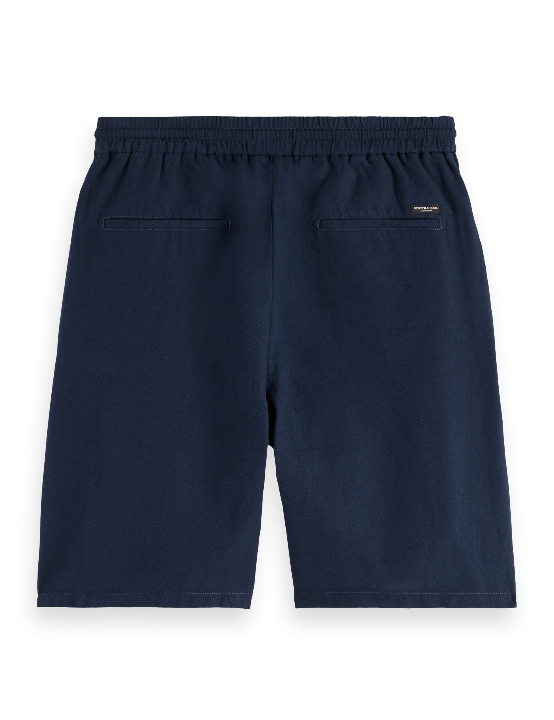 מכנסי ברמודה כחולים עם גומי במותן, עיצוב מינימליסטי HOMEPAGE CHOZEN