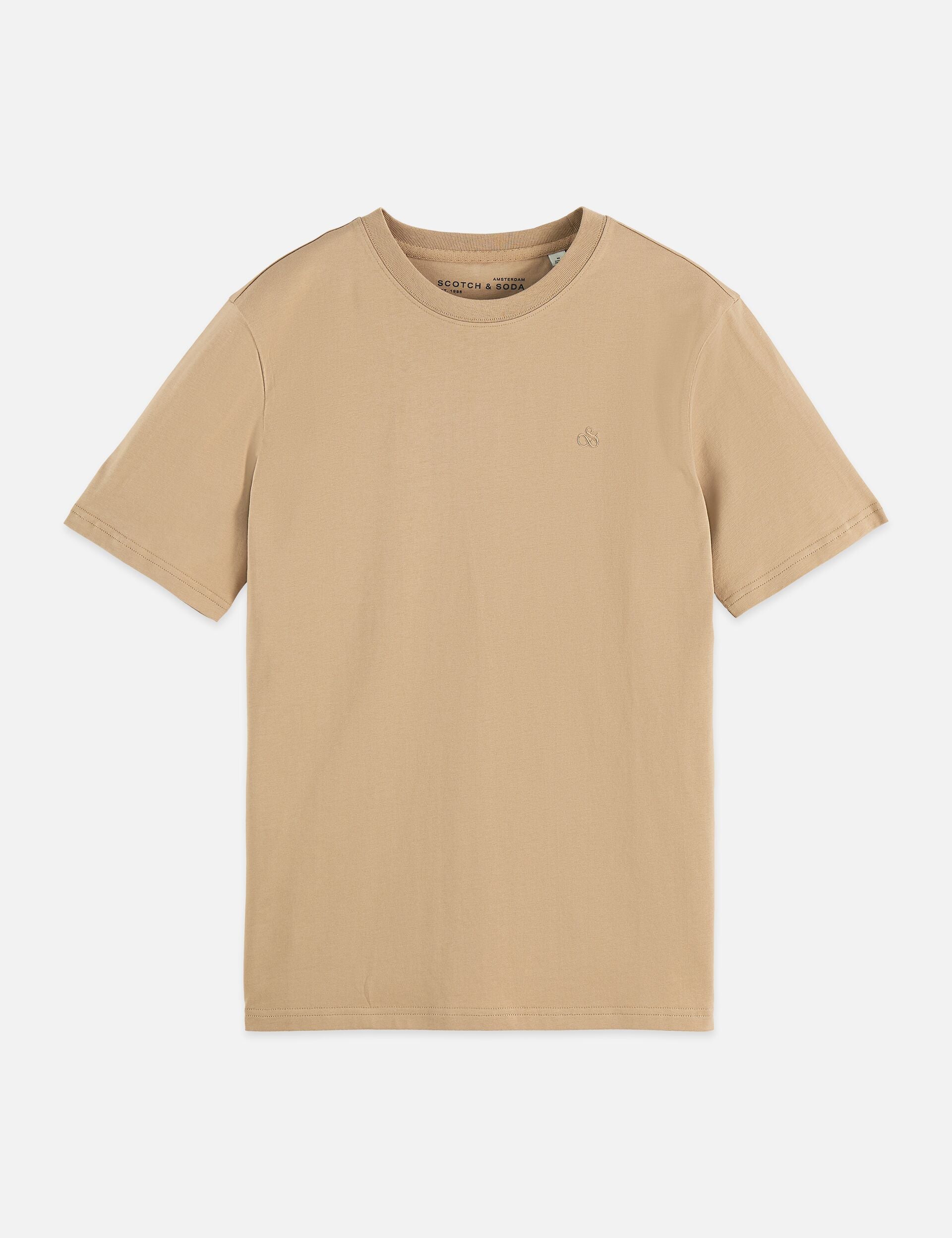 טי שרט בגוון בז' מבית SCOTCH & SODA, אופנת גברים יוקרתית מ-CHOZEN